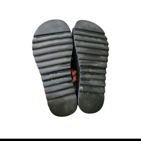 Koolaburra By Ugg Womens Black BRB Shearling Comfortable Slide Sandals 9 - Picture 6 of 10